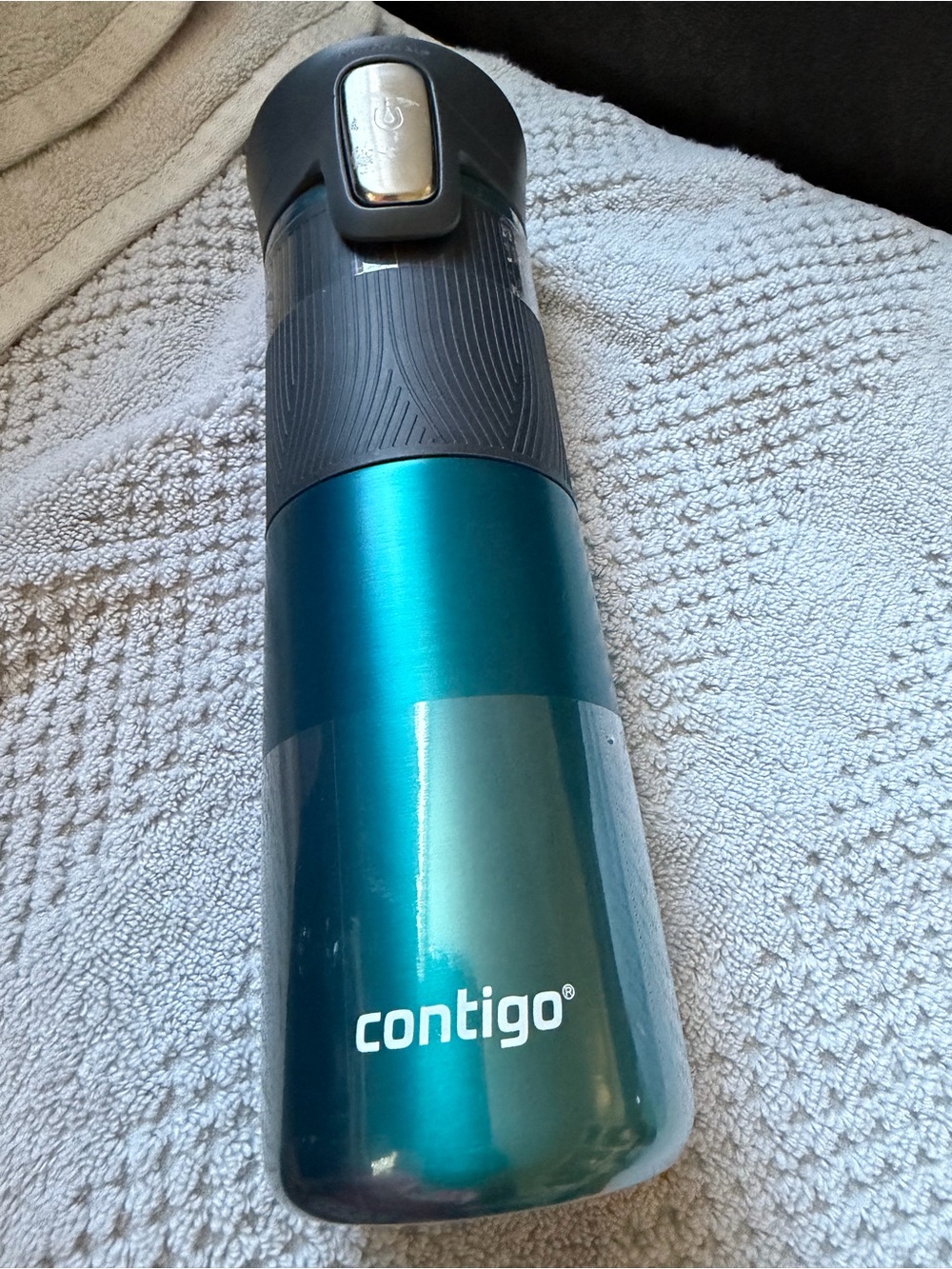 Contigo Teal & Black and White AutoSEAL Travel Mug